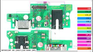 Infinix Hot 20S X6827 Charging, Mic Speaker & Ringer Problem Solution | All-In-One Sub Board Repair✅ screenshot 5
