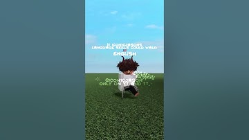 If my language skills could walk (new trend?) #fyp #viralvideo #roblox #edit #robloxedit #language