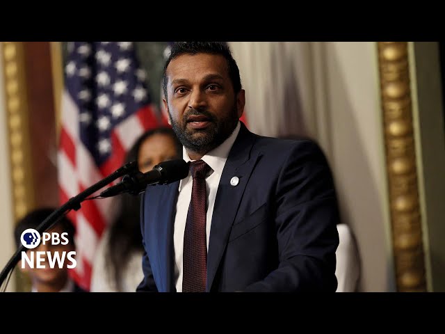 WATCH LIVE: FBI Director Patel holds news briefing on investigation into NBA and gambling