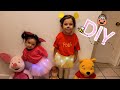 DIY Pooh and Pigglet lightup tutu Costume