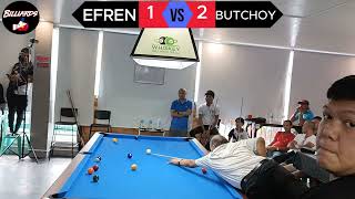 MABIGAT NA PARTIDA PARA KAY CHAMP EFREN BATA REYES 8 10 +2 winVS BUTCHOY WHISKEY BILLIARDS HALL