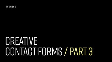 Creative Contact Forms (Part 3)