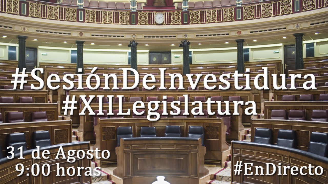 Sesión de Investidura (31/08/2016 mañana)