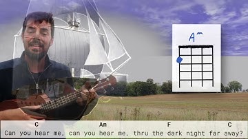 I Am Sailing ukulele play-along with FREE SONG SHEET ! Rod Stewart w/ chords