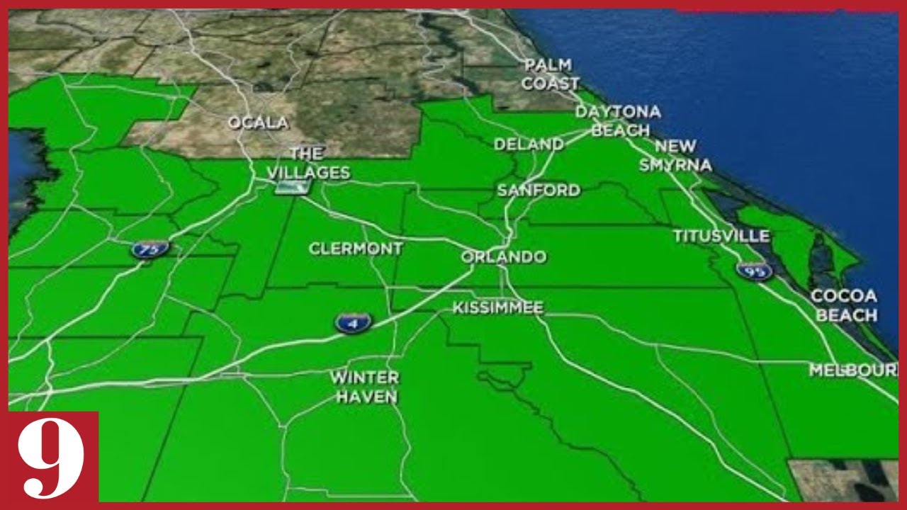Flood Watch Issued for Central Florida Over Tropical Disturbance - YouTube