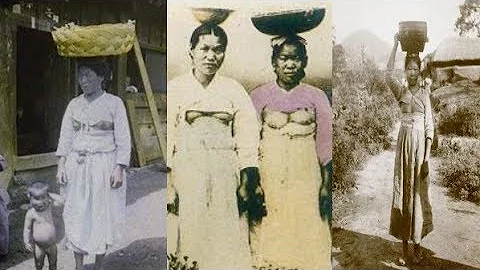 百年前的韩国长什么样？那时的女人穿的全是露乳装，大臣们还穿着汉服 - 天天要闻