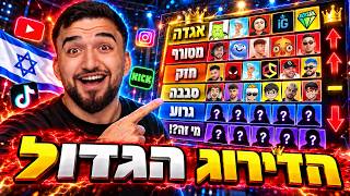 לייב אומיגל שידוכים ואז מדרג את כל יוצרי התוכן בישראל!! + ממש כולם + פיפא 27 + תעקבו בקיק 🤔 — trending on YouTube in Israel