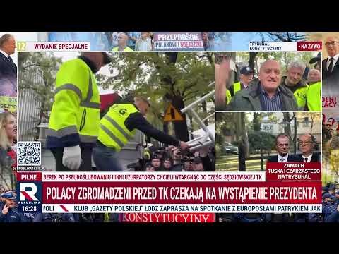 THE PRESIDENT OF POLAND HAS ARRIVED AT THE TRIBUNAL! GARRISON REPORTEDLY REFUSED TO STORM THE CON...