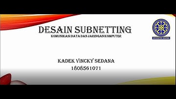 Desain Subnetting Jaringan Dengan IP Kelas C Menggunakan Cisco Packet Tracer