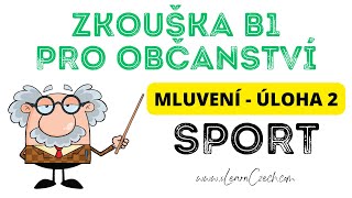 Czech Citizenship Exam B1: Task 2 - examples of answers - SPORTS