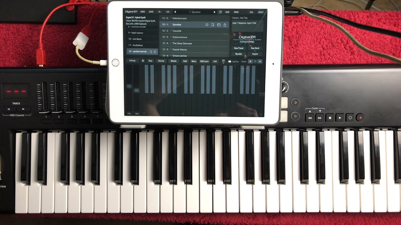 Live Stream Digital D1 Synth NEW Spidericemidas FREE Patch Bank