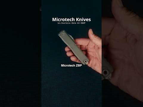 Microtech Knives Ultratech Gen III ZPB EKnives Review     