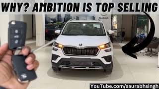 Why? Ambition is Top Selling🔥Skoda Kushaq Ambition 1.0L TSI 2024 Price, Features | DETAILED REVIEW