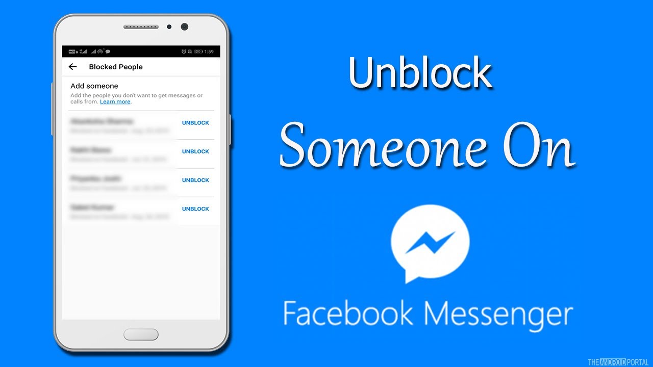 How To Unblock yourself when Someone Block You On Facebook Messenger