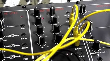 Vostok Deluxe by Analogue Solutions - teaser 1. Analogue synth with pin matrix