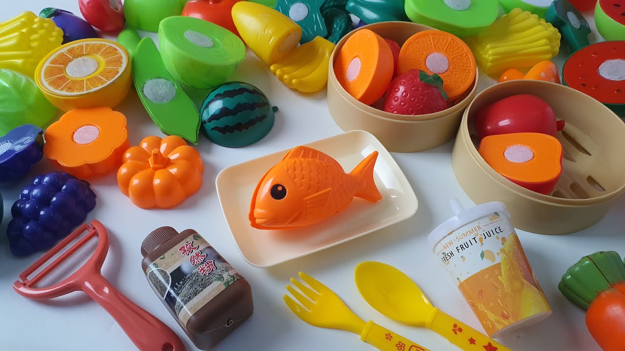 8 Minutes Satisfying With Barbie Fry Fish And Make Juice ASMR Fish 8-minutes-satisfying-with-barbie-fry-fish-and-make-juice-asmr-fish