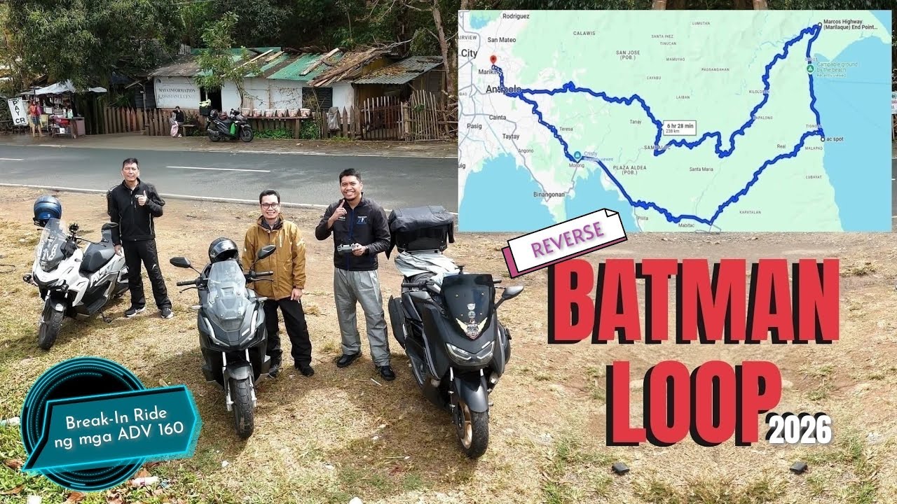 Batman Loop 2026 / Break-In ng dalawang naka Honda ADV 160 - YouTube