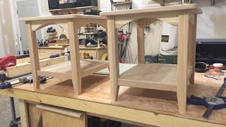 Hello My YouTube Woodworkers! this week I built two end tables with bread board ends and Pocket Hole Joinery. Made from ash 