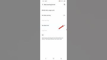 Vivo mobile me data limit kaise set kare