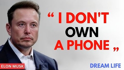 Elon Musk: I Don’t Use a Smartphone Anymore - Here