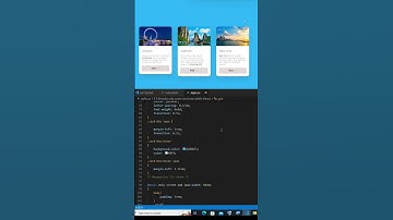 Responsive Cards Design Using html css #shorts