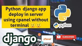How To Django Project Deploy in cpanel | Without Terminal 🤨 | Django in cpanel deployed |100%Working