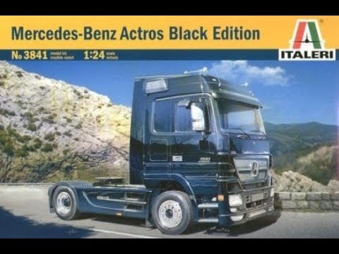 Сборка модели MERCEDES - BENZ ACTROS. Часть пятая.