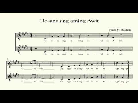 Hosana Ang Aming Awit (Alto) - YouTube