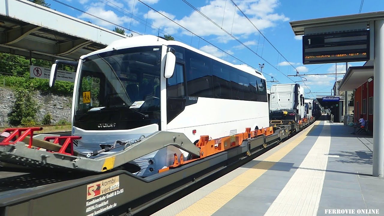 TRENI E TRASPORTI ORDINARI E STRAORDINARI IN TRANSITO A MONFALCONE