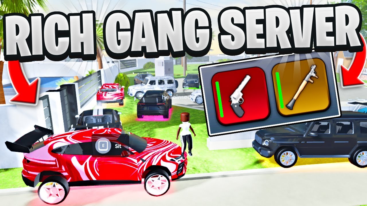 JOINING RICH BLOCKSPIN PLUS SERVERS TO ROB RICH GANGS IN ROBLOX
