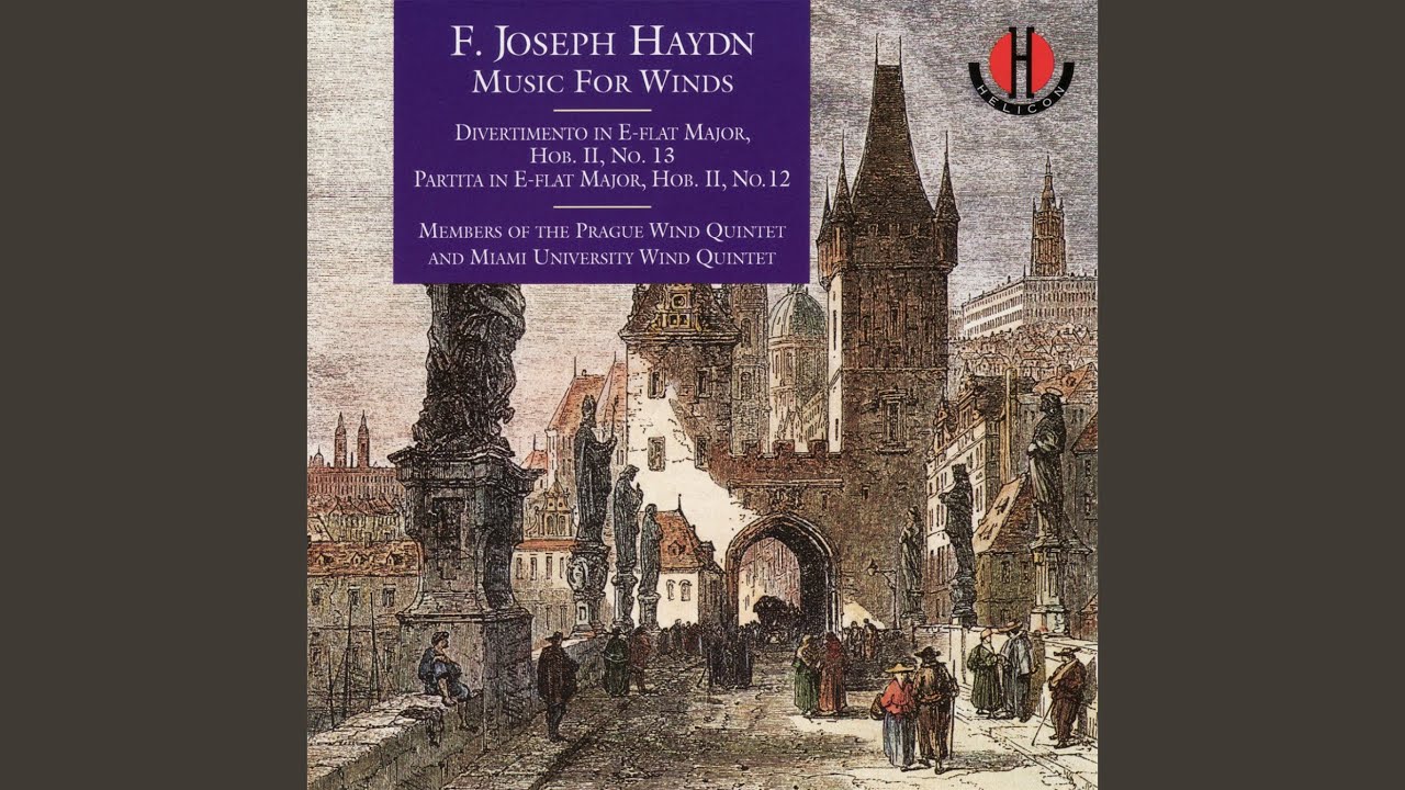 Смотреть «Divertimento in E-flat Major, Hob. II, No. 13 for 2 oboes, 2 clarinets, 2 horns and 2 bassoons:...» на YouTube