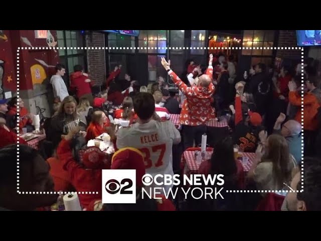 Chiefs Fans In New York City Celebrate Afc Title Game Win Over Ravens