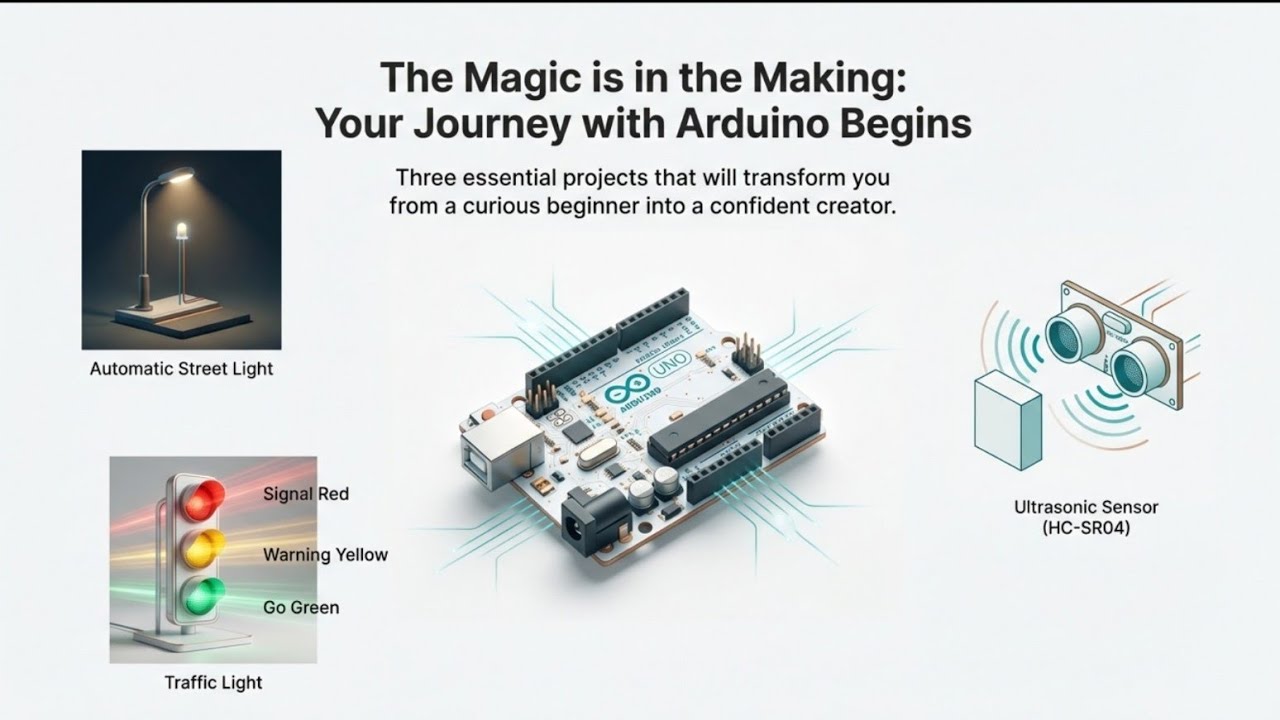 Simple Innovation Arduino Arduino in 6 Minutes | Build These 3 Super Easy Beginner Projects - YouTube