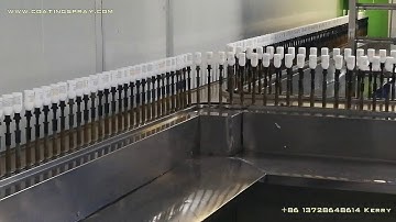 UV Painting Line Conveyor System and Load Unload Area