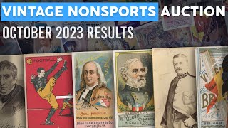 TOP 30 Highest Selling Cards From the Vintage Nonsports Auction | October 2023