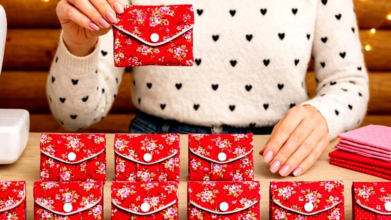 💖“DIY Fabric Wallet Tutorial – Easy, Cute & Profitable!” 💖