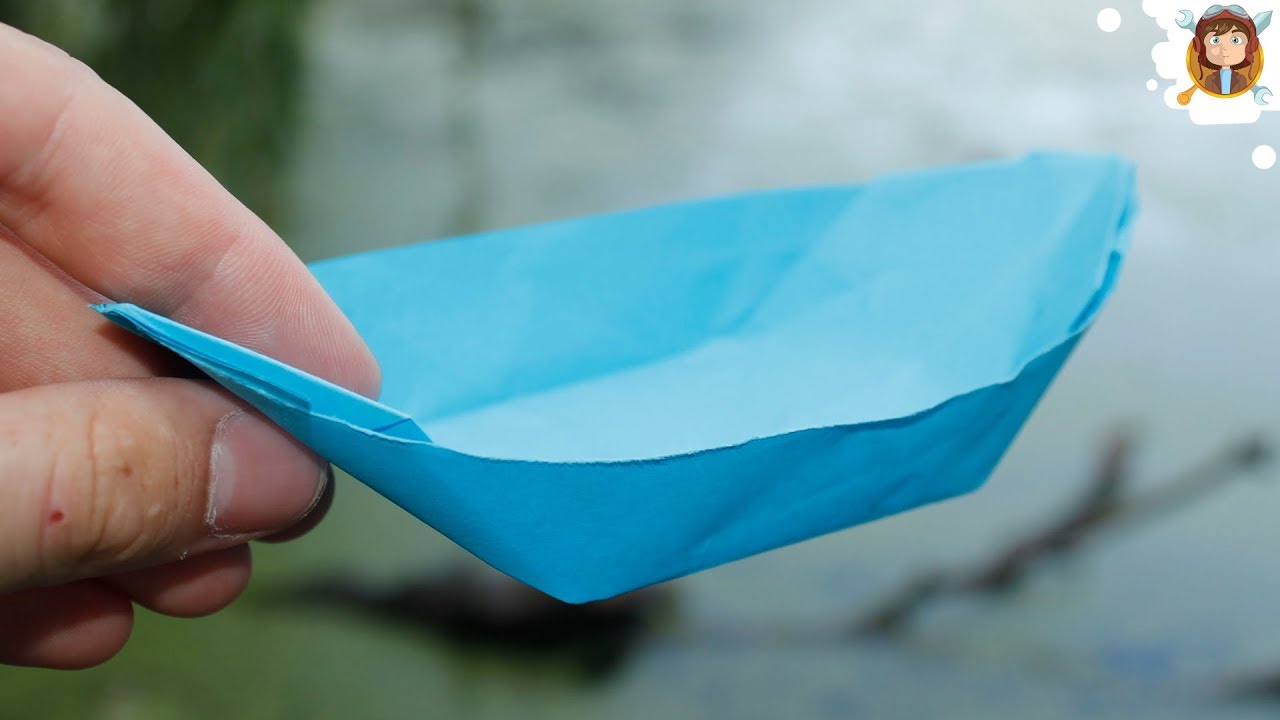 Como fazer uma canoa de papel - YouTube