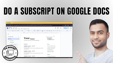 How to Do a Subscript on Google Docs - Quick Tutorial [2025]