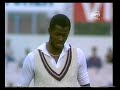 ENGLAND v WEST INDIES 3rd TEST MATCH DAY 1 OLD TRAFFORD JUNE 30 1988 COURTNEY WALSH MALCOLM MARSHALL