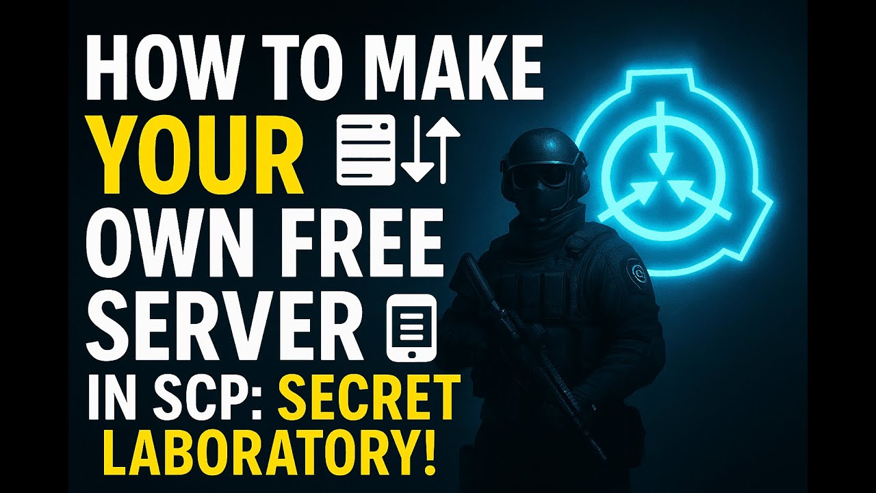 How To Make YOUR own FREE Server in SCP: Secret Laboratory!