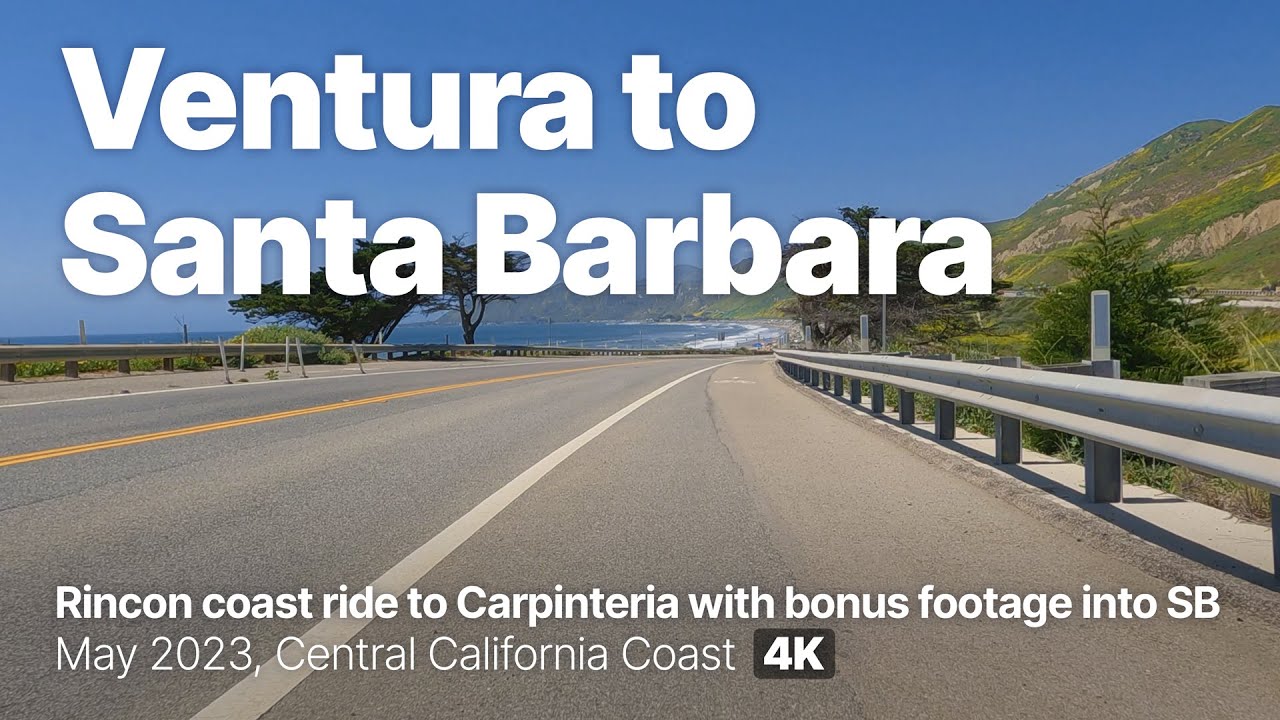 ventura-harbor-to-santa-barbara-bike-ride-up-the-rincon-coast-in-4k