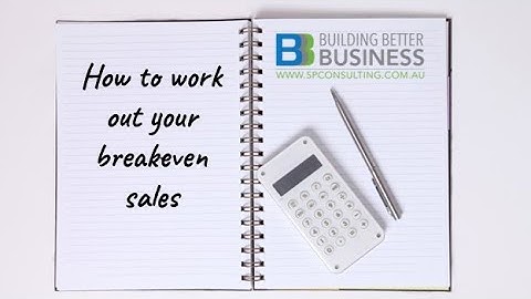 How to calculate breakeven sales