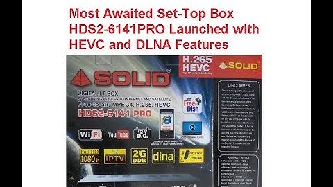 Checking Features of SOLID HDS2-6141PRO Set-Top Box
