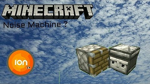 How to Build a Noise Machine/Useless Machine | Minecraft