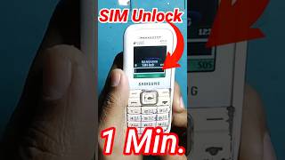 😢 Samsung sim Lock Unlock | Samsung keypad phone sim Lock kaise khole #shorts