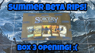 Unboxing of Sorcery TCG Summer Beta Case! Box 3 of 6!