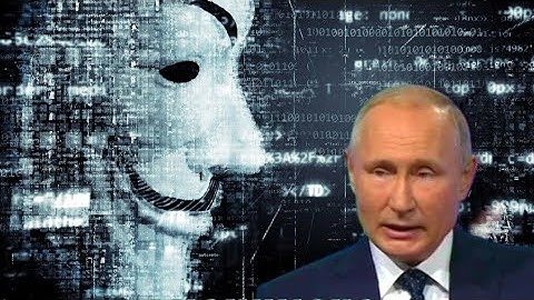 #OpRussia Anonymous send THIS video message to Putin & the Kremlin. Tweeting "we declare cyber war"