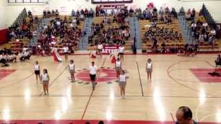 MKHS senior night 2014 all male,dance, cheer, colorguard, and drill !
