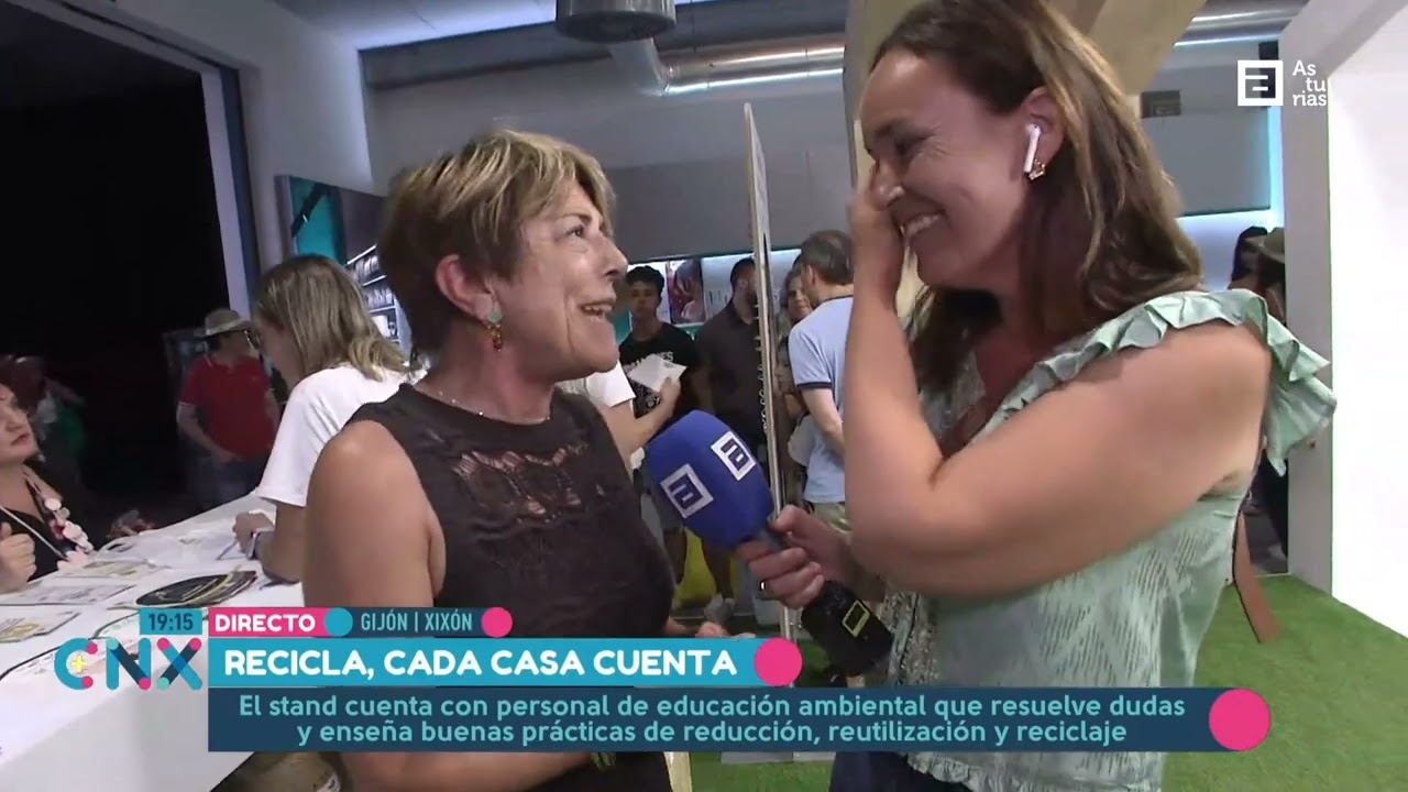 Conexión Asturias visita el estand de Cogersa en Fidma 2025