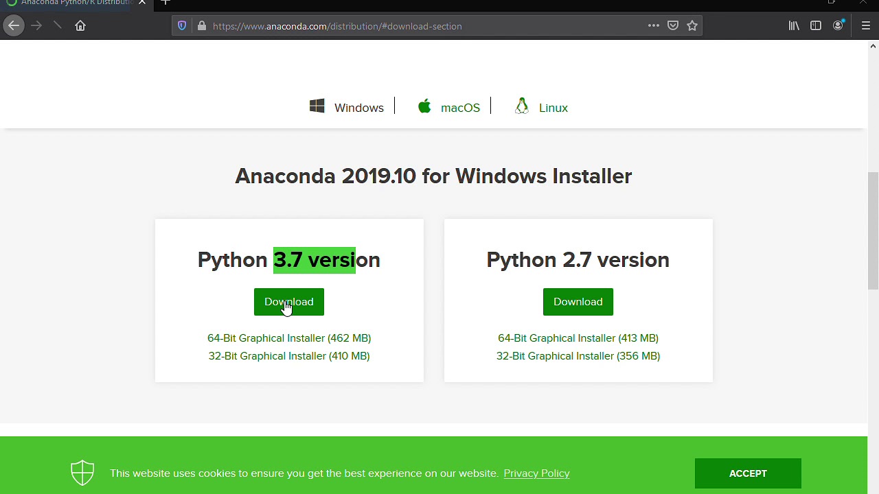 download anaconda for windows